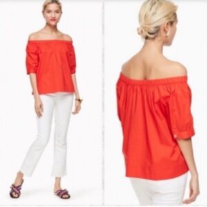 Kate Spade ♠️ Broome Street Off the Shoulder Top